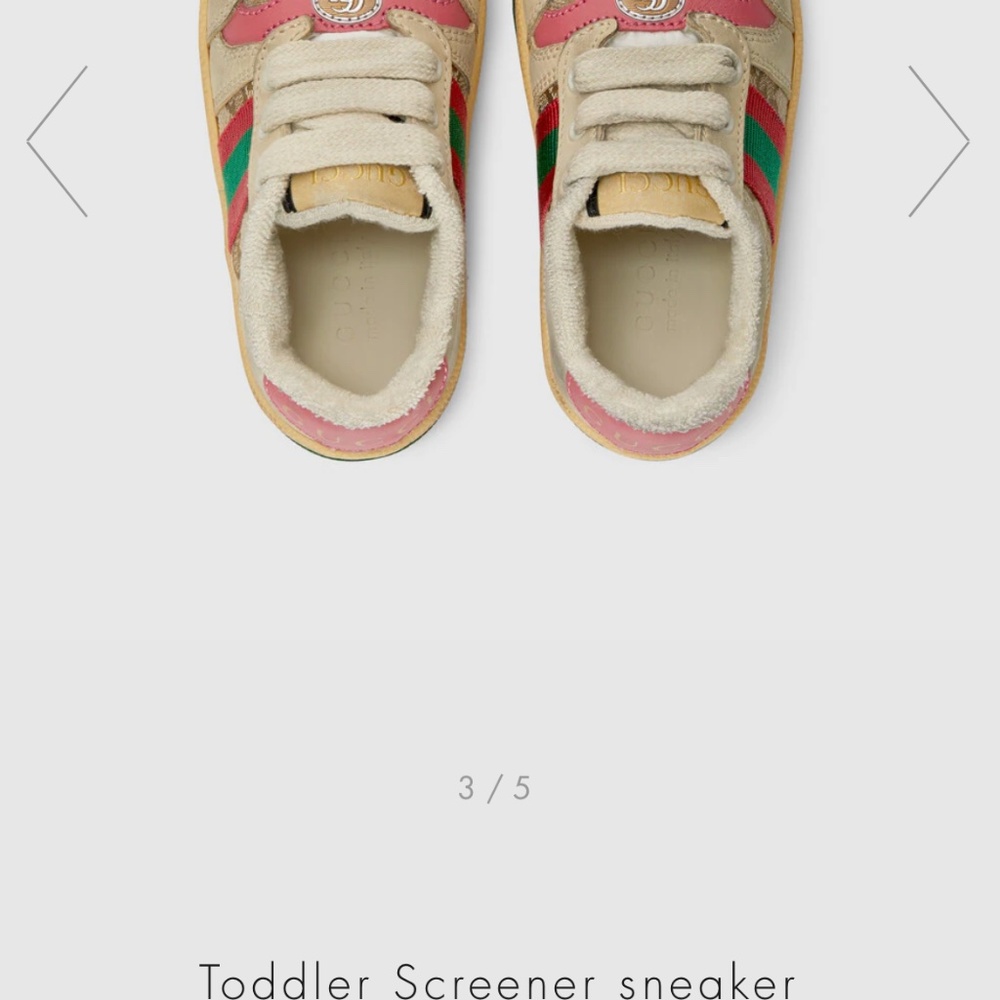 Toddler Gucci sneakers